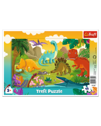 TREFL Комплект пазлов 4в1 Динозавры
