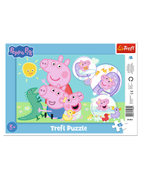 TREFL PEPPA PIG Пазл в рамке, 15 шт.