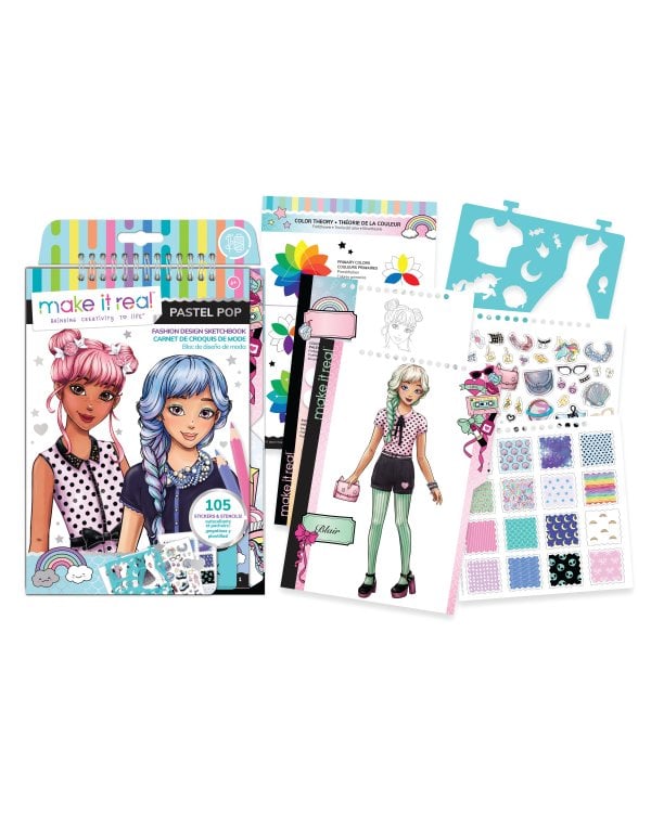 MAKE IT REAL Скетчбук "Пастельный"