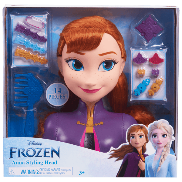 DISNEY FROZEN Голова для укладки с аксессуарами - Анна