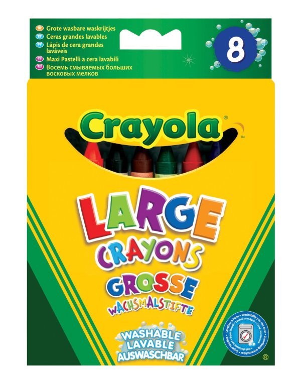 Обложка книги «CRAYOLA 8 больших мелков»