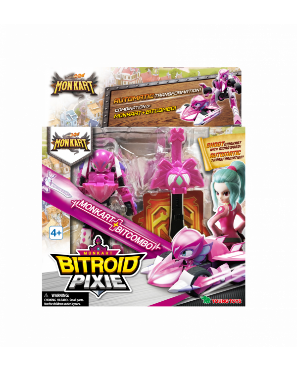 YOUNG TOYS MONKART Игрушка-трансформер "Битроид Пикси"