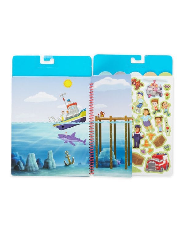 PAW PATROL Многоразовые наклейки Dino Rescue