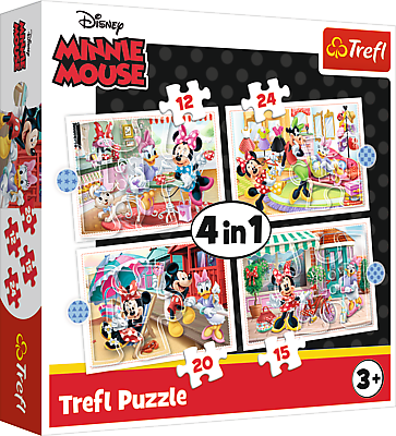 TREFL DISNEY Комплект пазлов 4в1 Минни-Маус TREFL DISNEY Комплект пазлов 4в1 Минни-Маус