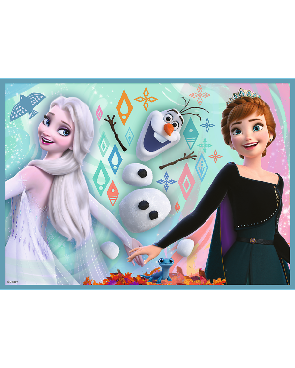 Дополнительное изображение книги «TREFL FROZEN Комплект пазлов 4в1»
