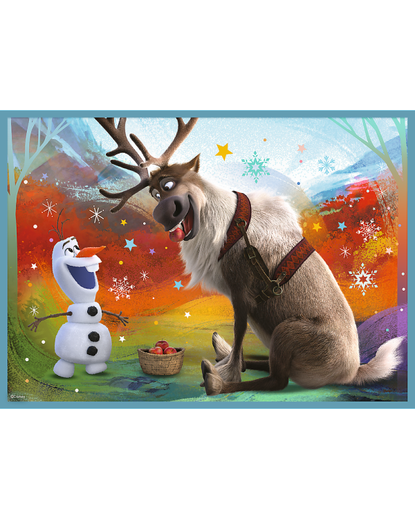 Дополнительное изображение книги «TREFL FROZEN Комплект пазлов 4в1»
