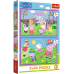 TREFL PEPPA PIG Комплект пазлов Свинка Пеппа, 2x24
