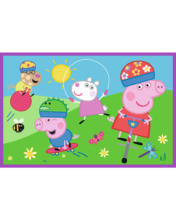 TREFL PEPPA PIG Комплект пазлов Свинка Пеппа, 2x24