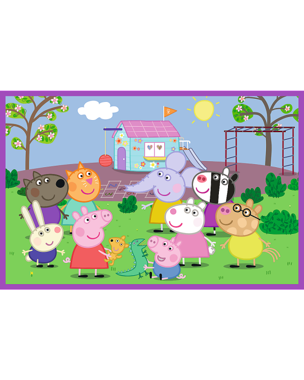 TREFL PEPPA PIG Комплект пазлов Свинка Пеппа, 2x24