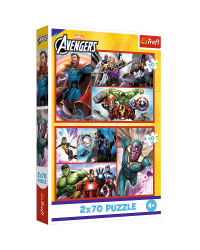 TREFL AVENGERS Набор пазлов, 2x70 шт.