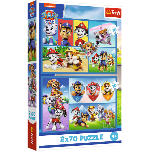 TREFL PAW PATROL Набор пазлов, 2x70 шт. TREFL PAW PATROL Набор пазлов, 2x70 шт.