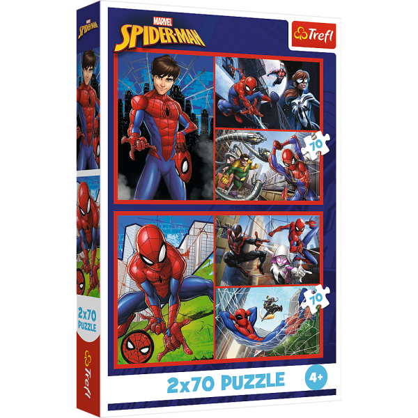TREFL SPIDER-MAN Набор пазлов, 2x70 шт.