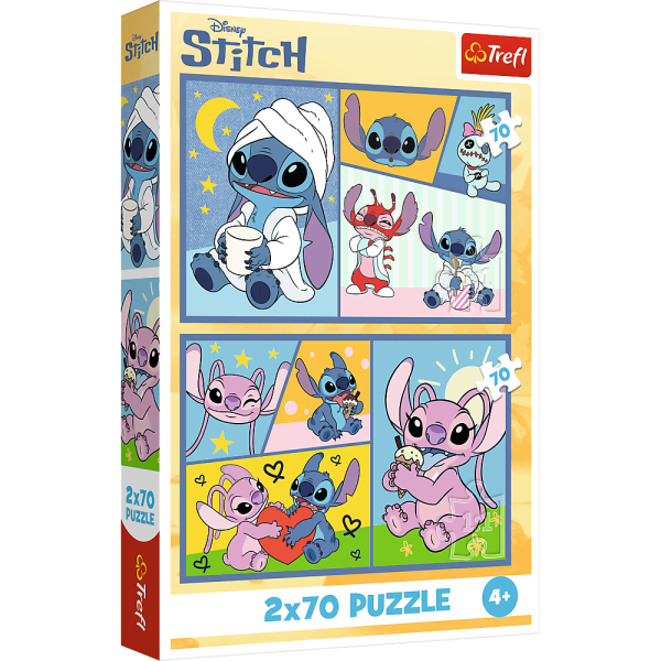 TREFL DISNEY STITCH Набор пазлов, 2x70 шт.