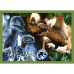 TREFL JURASSIC WORD Комплект пазлов Парк юрского периода 4 в 1: 35 48 54 70 эл.