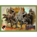 TREFL JURASSIC WORD Комплект пазлов Парк юрского периода 4 в 1: 35 48 54 70 эл.