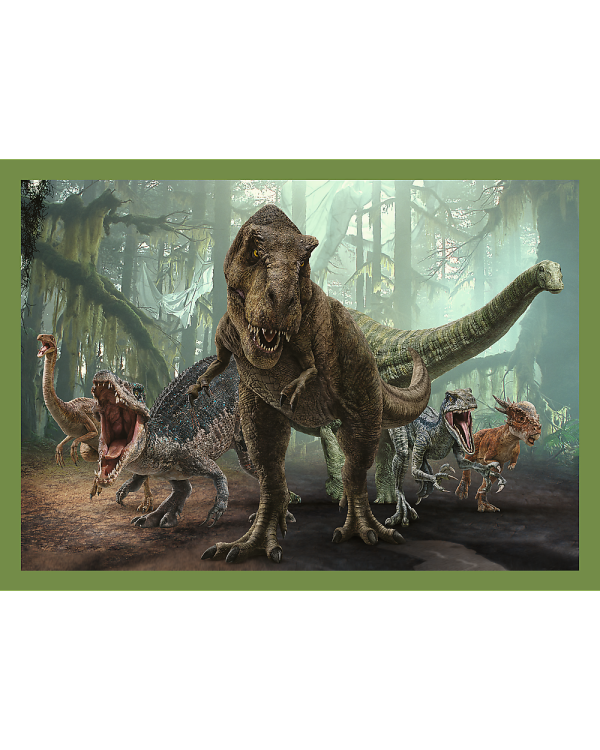 TREFL JURASSIC WORD Комплект пазлов Парк юрского периода 4 в 1: 35 48 54 70 эл.