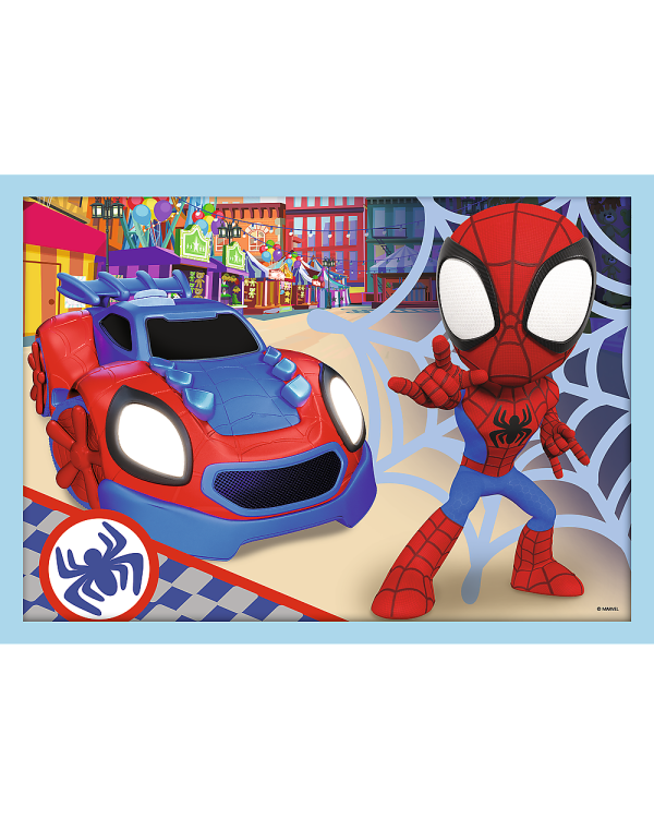 TREFL SPIDER-MAN Комплект пазлов Человек-паук (4 in 1) Спайди