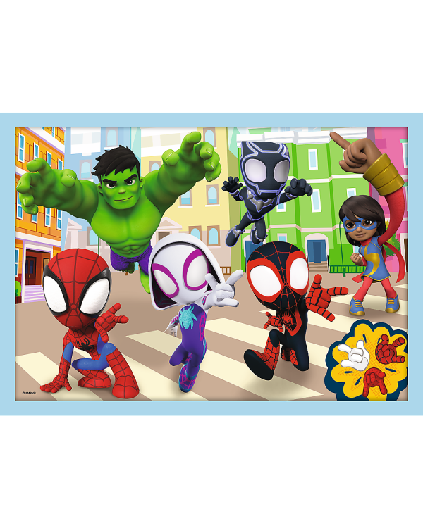 TREFL SPIDER-MAN Комплект пазлов Человек-паук (4 in 1) Спайди
