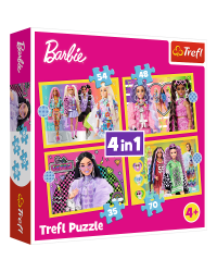 TREFL BARBIE Комплект пазлов 4в1