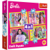 TREFL BARBIE Комплект пазлов 4в1