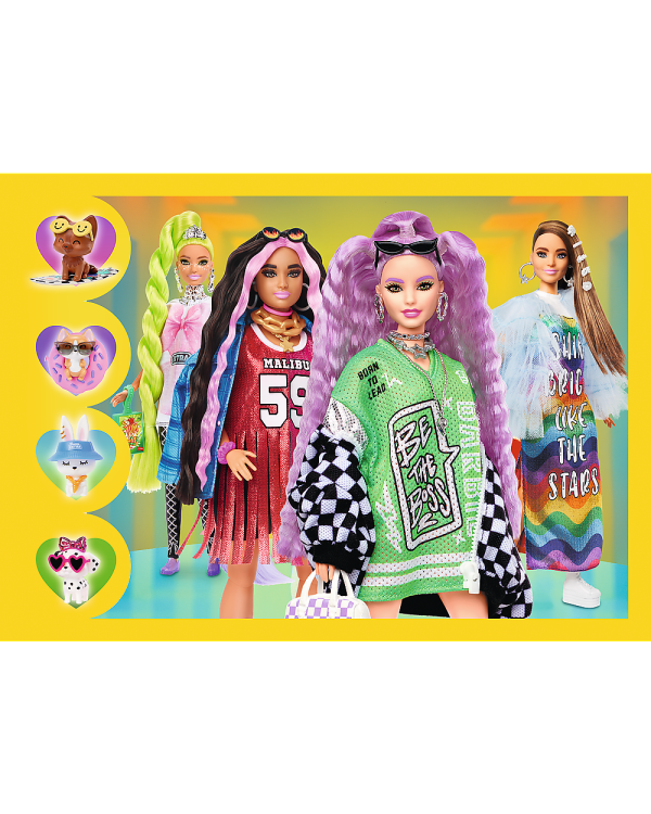 TREFL BARBIE Комплект пазлов 4в1