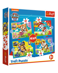 TREFL PAW PATROL Комплект пазлов 4в1 Paw Patrol