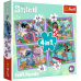TREFL DISNEY STITCH Комплект пазлов 4в1