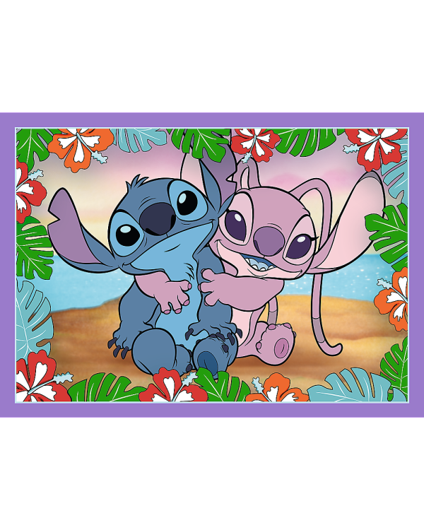 TREFL DISNEY STITCH Комплект пазлов 4в1