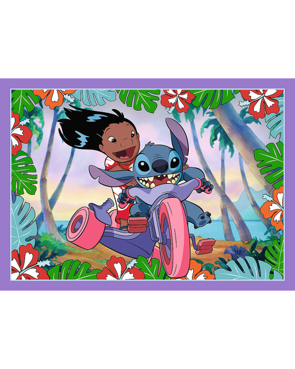TREFL DISNEY STITCH Комплект пазлов 4в1