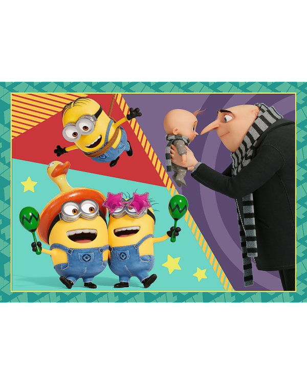 TREFL MINIONS Комплект пазлов 4в1 Миньоны