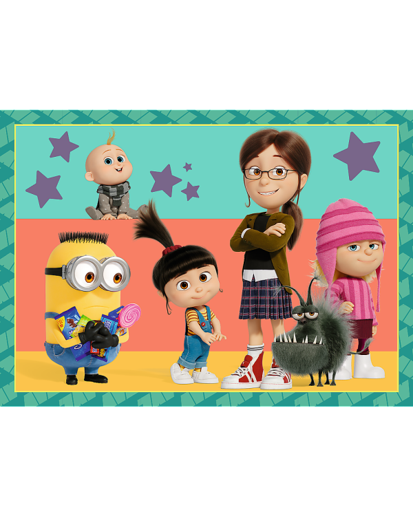 TREFL MINIONS Комплект пазлов 4в1 Миньоны