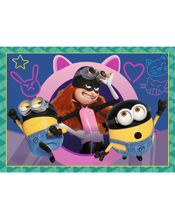 TREFL MINIONS Комплект пазлов 4в1 Миньоны