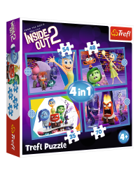 TREFL DISNEY Inside Out 2 Комплект пазлов 4в1