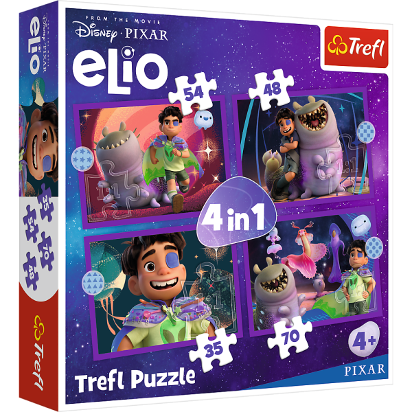 TREFL DISNEY ELIO Комплект пазлов 4в1 Элио TREFL DISNEY ELIO Комплект пазлов 4в1 Элио