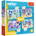 TREFL DISNEY Комплект пазлов 4в1 Микки-Маус