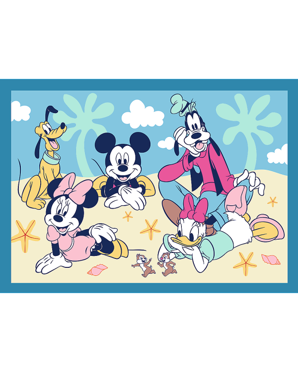 TREFL DISNEY Комплект пазлов 4в1 Микки-Маус