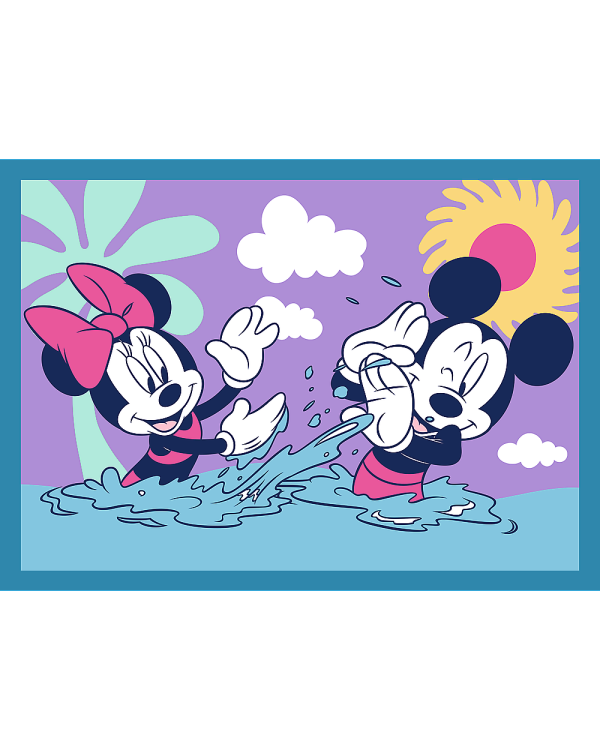 TREFL DISNEY Комплект пазлов 4в1 Микки-Маус