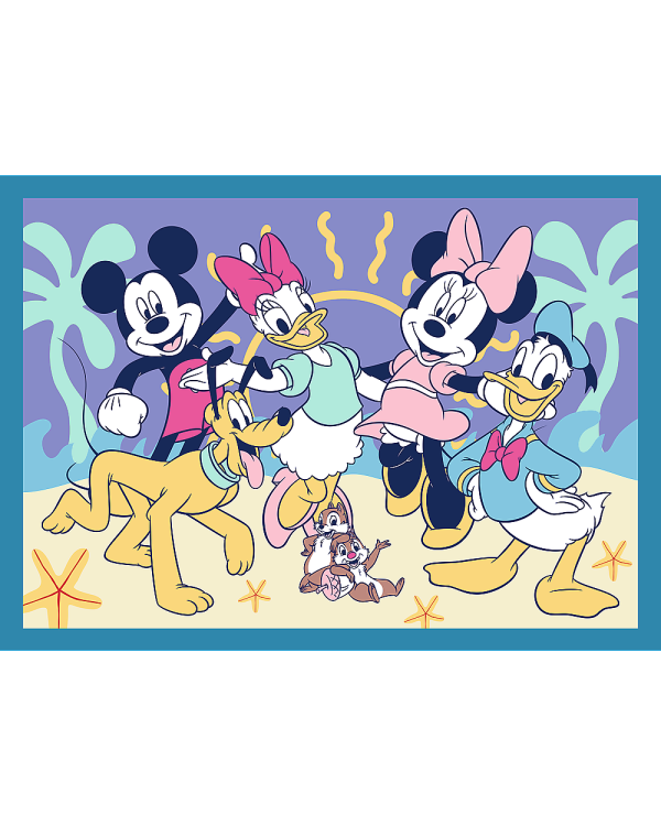 TREFL DISNEY Комплект пазлов 4в1 Микки-Маус