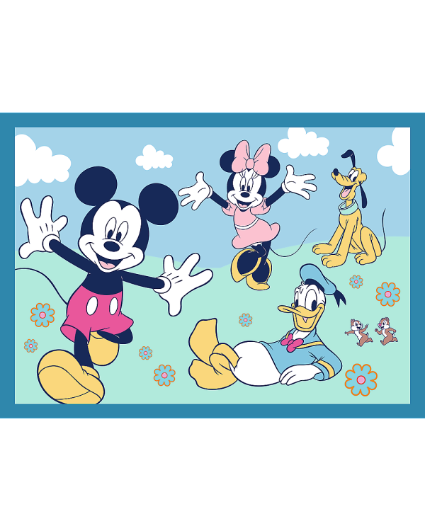 TREFL DISNEY Комплект пазлов 4в1 Микки-Маус