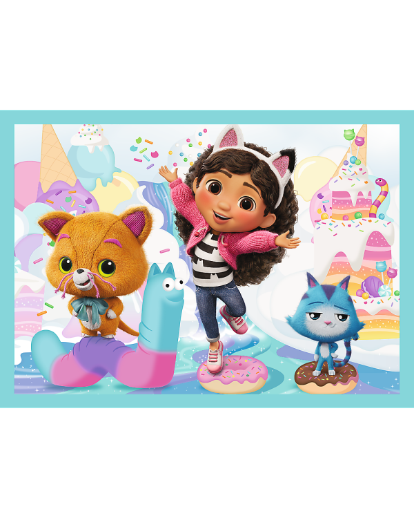 TREFL GABBY´S DOLLHOUSE Комплект пазлов 4 в1