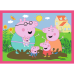 TREFL PEPPA PIG Комплект пазлов 4в1 Свинка Пеппа