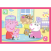 TREFL PEPPA PIG Комплект пазлов 4в1 Свинка Пеппа