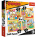 TREFL GARFIELD Комплект пазлов 4в1 Гарфилд