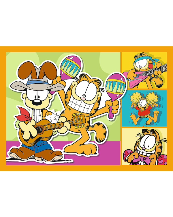 TREFL GARFIELD Комплект пазлов 4в1 Гарфилд