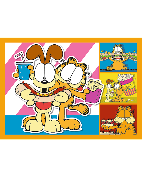 TREFL GARFIELD Комплект пазлов 4в1 Гарфилд