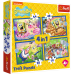 TREFL SPONGEBOB Комплект пазлов 4в1 Губка Боб