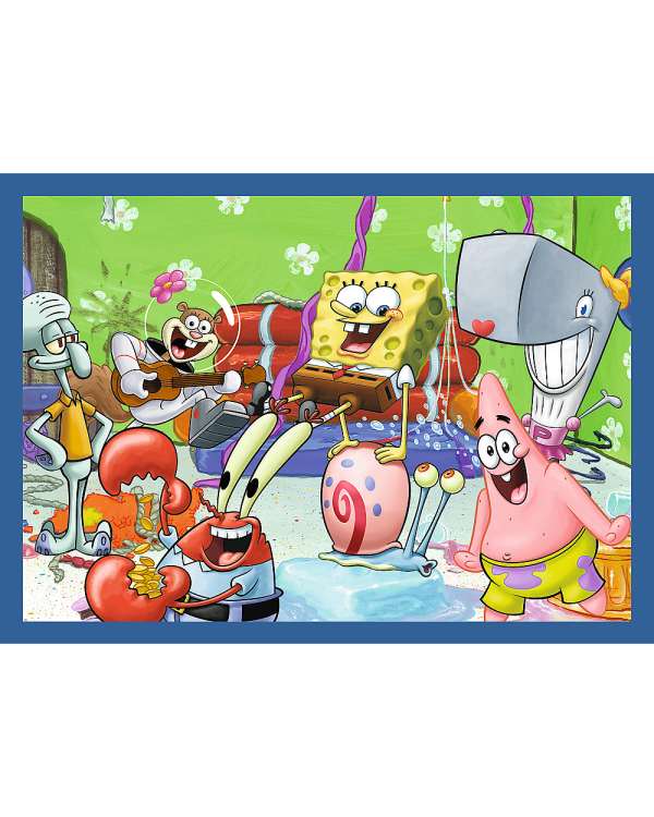 TREFL SPONGEBOB Комплект пазлов 4в1 Губка Боб