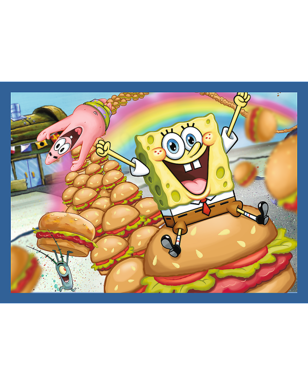 TREFL SPONGEBOB Комплект пазлов 4в1 Губка Боб