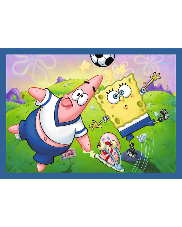 TREFL SPONGEBOB Комплект пазлов 4в1 Губка Боб