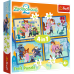 TREFL DISNEY ZOOTROPOLIS Комплект пазлов 4в1 Зверополис